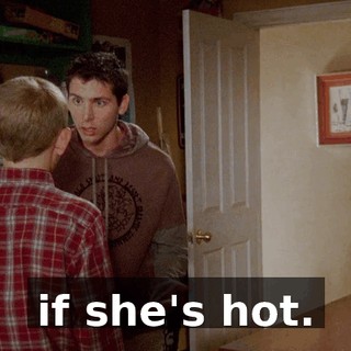 if she's hot.