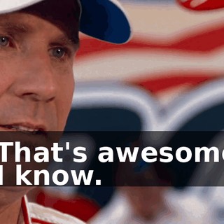 - That's awesome. - I know.