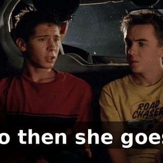So then she goes,