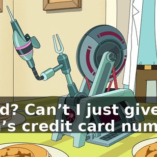 Blood? Can’t I just give it Beth’s credit card number?