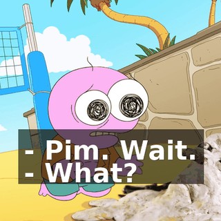 - Pim. Wait. - What?