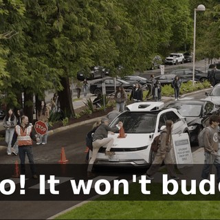- No! It won't budge.