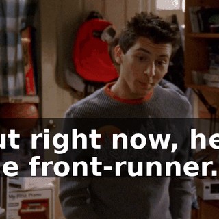 but right now, he's the front-runner.