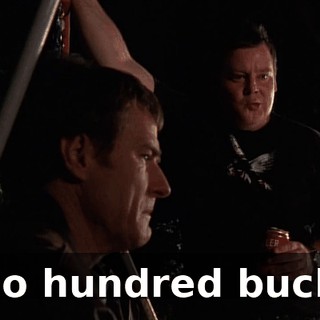 Two hundred bucks.
