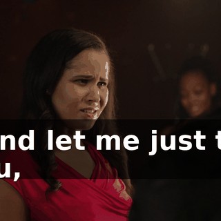 - And let me just tell you,