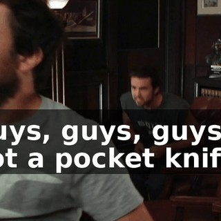 Guys, guys, guys! I got a pocket knife.