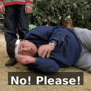 No! Please!