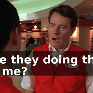 Are they doing that at me?