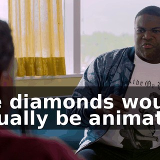 The diamonds would actually be animated.