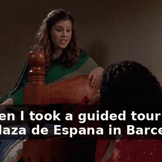 So then I took a guided tour of the Plaza de Espana in Barcelona.