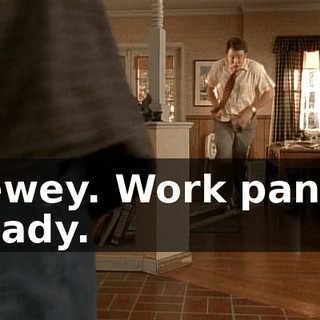 Dewey. Work pants. Ready.
