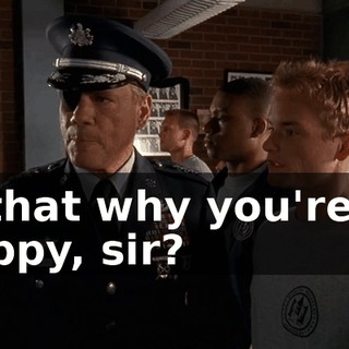 Is that why you're so happy, sir?