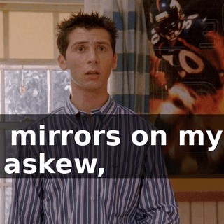 The mirrors on my car are askew,