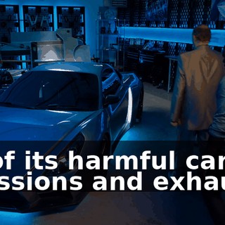 all of its harmful carbon emissions and exhausts