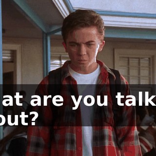 What are you talking about?