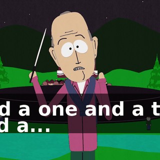 And a one and a two and a...