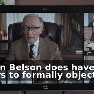 Gavin Belson does have two hours to formally object.