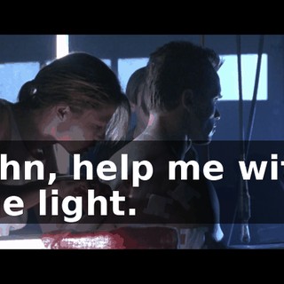 John, help me with the light.