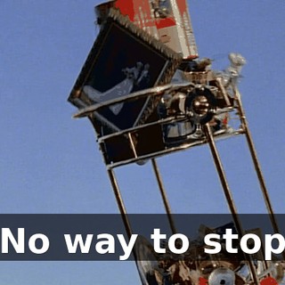 ♪ No way to stop ♪