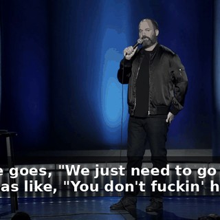 And he goes, "We just need to go get it." I was like, "You don't fuckin' have it?