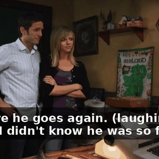 - There he goes again. (laughing) - Oh! I didn't know he was so funny!