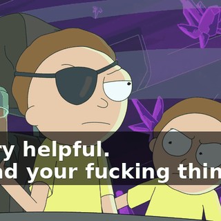 - Very helpful. - Load your fucking thing in.