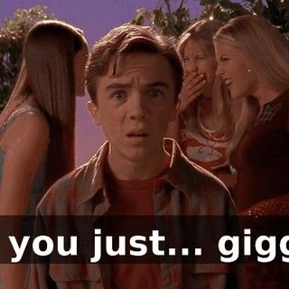 Did you just... giggle?