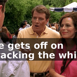 He gets off on cracking the whip.