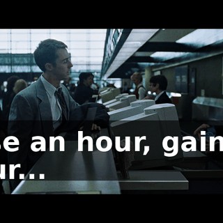 Lose an hour, gain an hour...