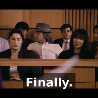 Finally.