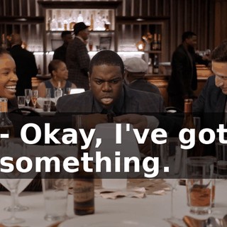 - Okay, I've got something.