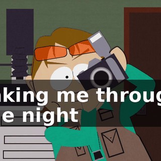 ♪ Taking me through the night ♪