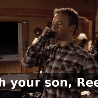 with your son, Reese.