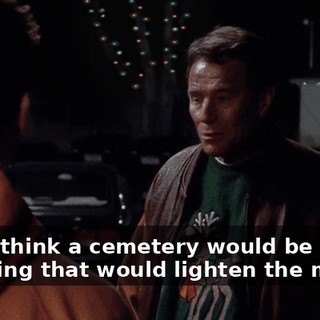 You'd think a cemetery would be up for anything that would lighten the mood.
