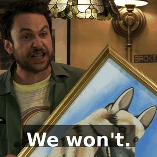 We won't.