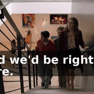 And we'd be right up here.