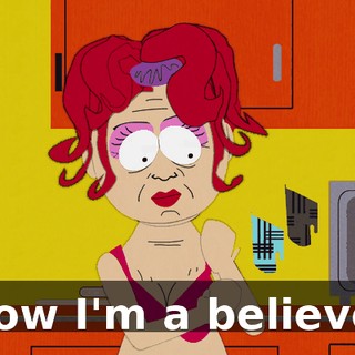 ♪ Now I'm a believer ♪