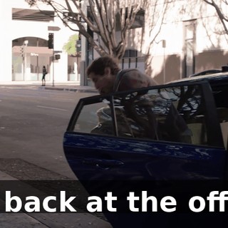 I'm back at the office.