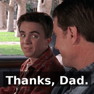 Thanks, Dad.