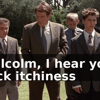 Malcolm, I hear your sock itchiness