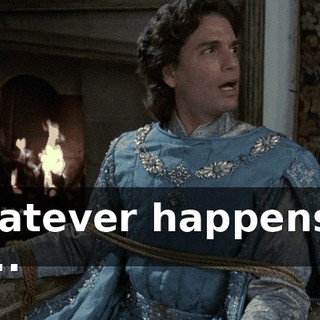 Whatever happens to us...
