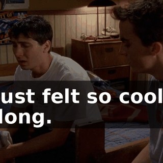 It just felt so cool to belong.