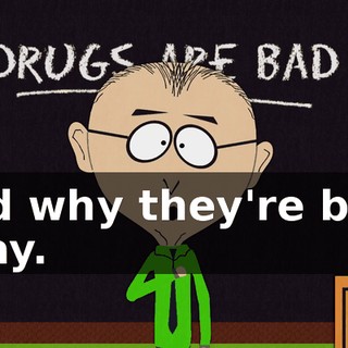 and why they're bad, okay.