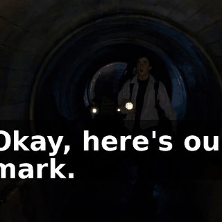 Okay, here's our mark.