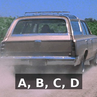 ♪ A, B, C, D ♪