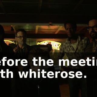 before the meeting with whiterose.
