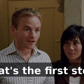 That's the first step.