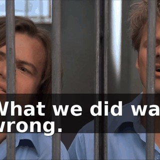 What we did was wrong.