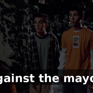against the mayor.