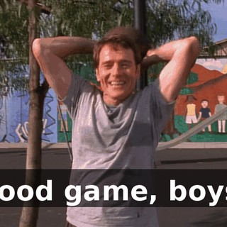 Good game, boys!